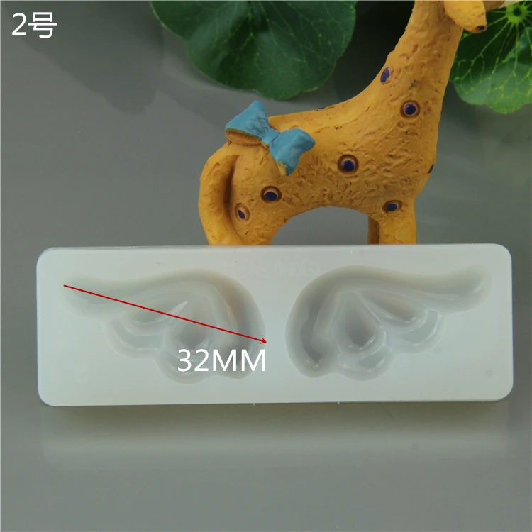 1 шт. силиконовые формы Крылья Ангела инструменты для украшения тортов из мастики