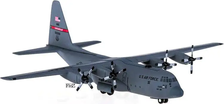 ВВС США Lockheed C-130 Геркулес Джорджия 1/200 литая модель самолета Hogan