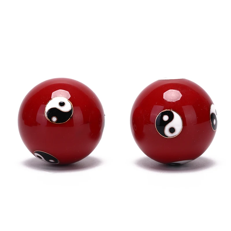 2PCS/Box Body Massager Health Exercise Stress Baoding Balls Yin Yang Fitness Relief Hand Ball Massage Handball | Спорт и развлечения