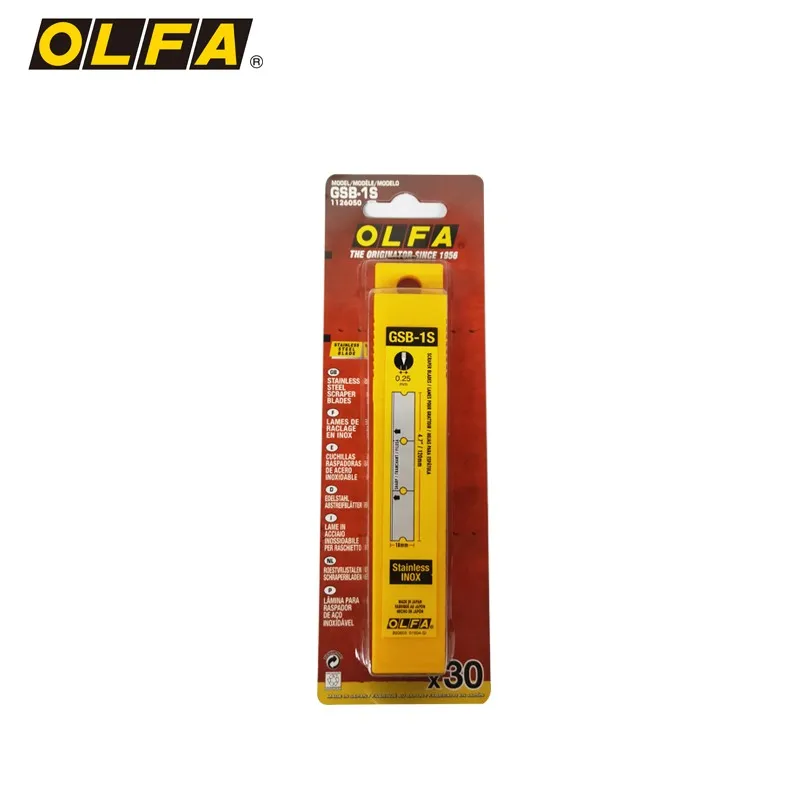 

OLFA imported from Japan knives hand-held type glass scraper GSR-1 matching blade 30 pieces installed /GSB-1S