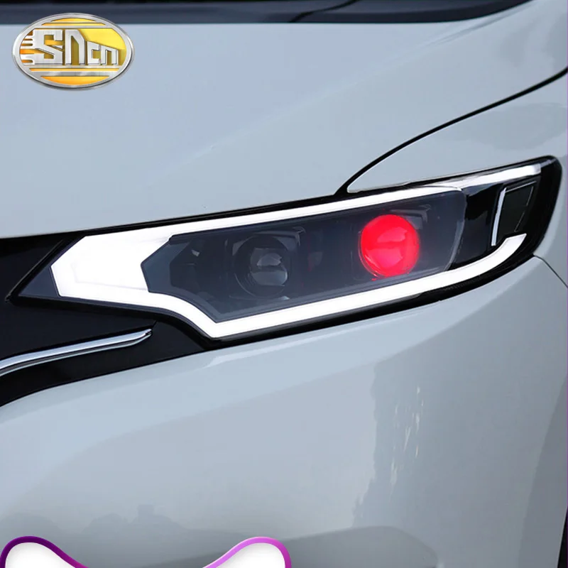 Автомобильный Стайлинг для Honda Fit Джаз GK5 Спорт 2014 - 2019 светодиодный головной