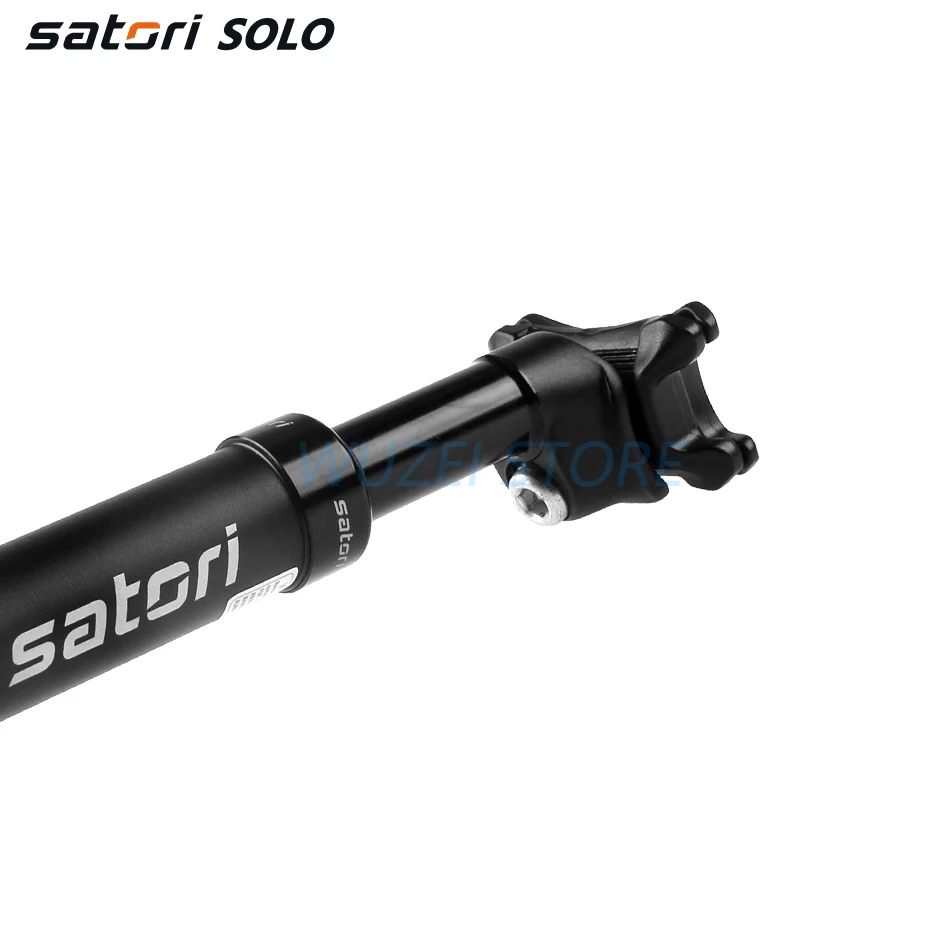 SATORI bicycle seat post 27.2/28.6/30.4/30.8 30.9mm*355mm Aluminium shock tube MTB road bike saddle 40mm Travel | Спорт и