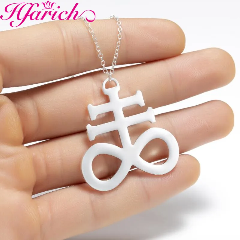 Нержавеющая сталь сатанинский Символ Ювелирных Изделий Люцифер Бафомет