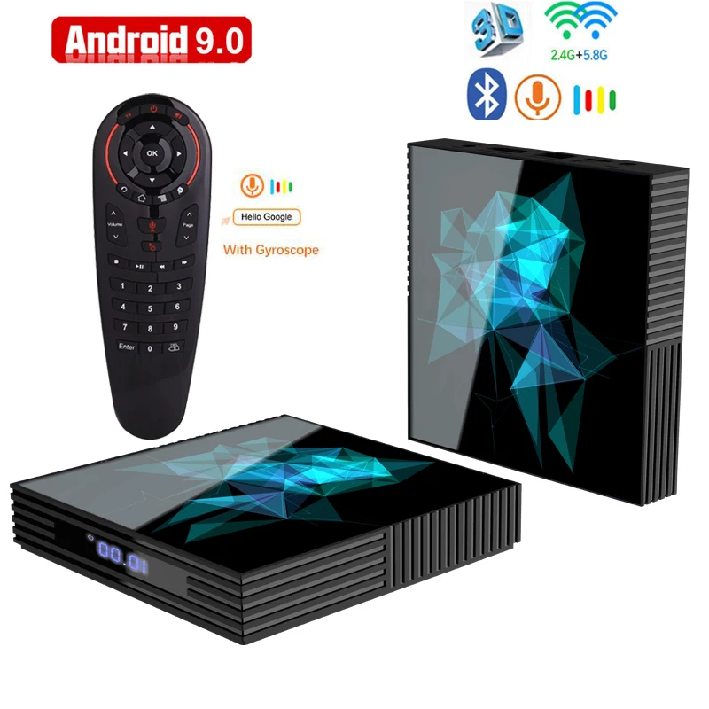 Смарт-бокс Android 9,0 Tv Box A95X Z2 Rockchip 4G 32GB 64GB Android box bluetooth 2,4/5,0G WiFi Google Play Android Tv box