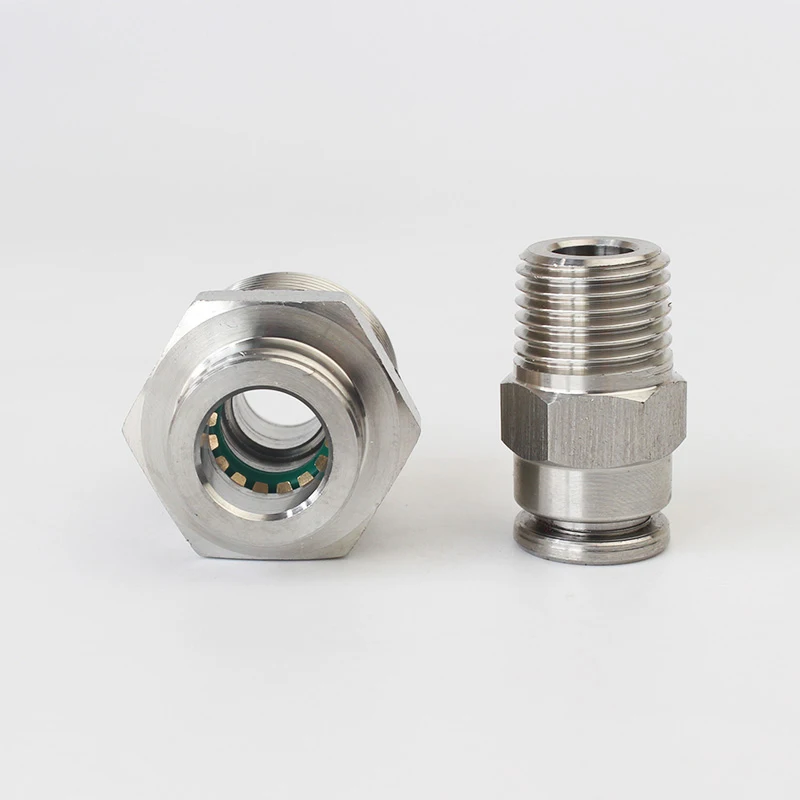 Никелированный быстроразъемный пневматический соединитель trachea 1 шт.