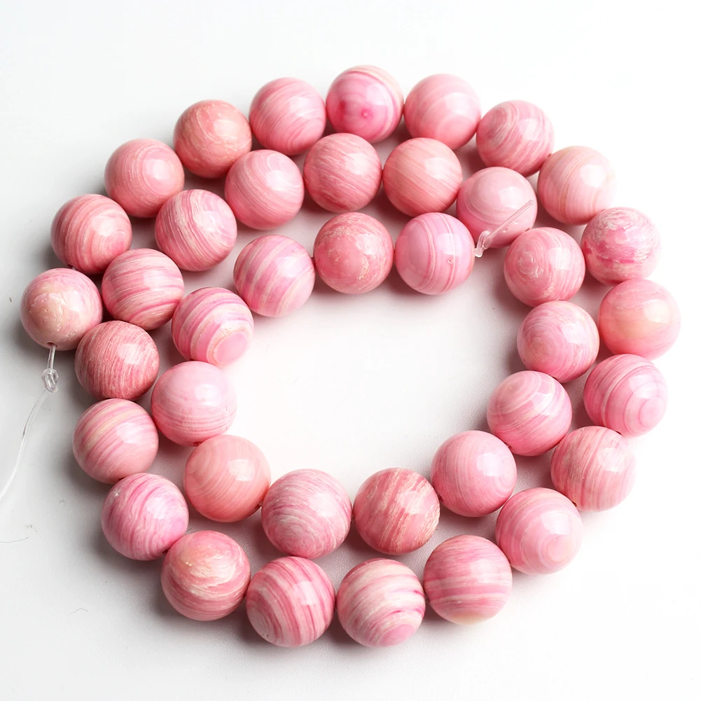 

Natural Ivory White Plum Blossom Shell Beads 6/8/10/12mm Round Loose Beads for Women Jewelry Making DIY Necklace Bracelet 15''