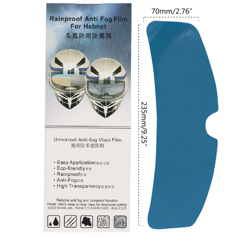 

2021 New Rainproof Patch Motorcycle Full Face Helmet for Helmets Lens Rainproof Visor