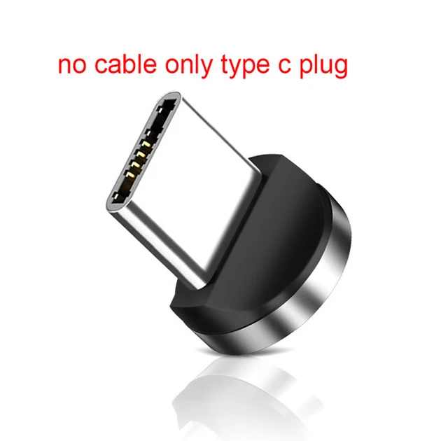 only type c plug GARAS Магнитный micro usb кабель QC2.0 кабель передачи данных для быстрой зарядки для xiaomi/huawei micro usb Магнитный кабель 2 м Магнитный зарядный кабель - Цвет: only type c plug