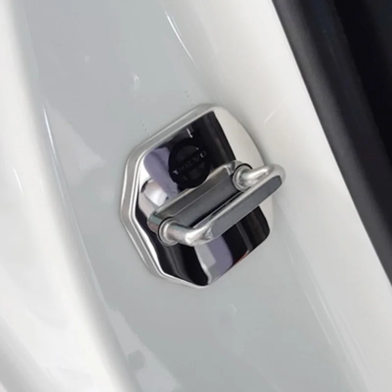 Для Volvo V40 V60 V90 S40 S80 S90 XC40 XC60 XC70 XC90 C30 замок крышки шапки защитные автомобиль-Стайлинг Нержавеющая сталь 2008