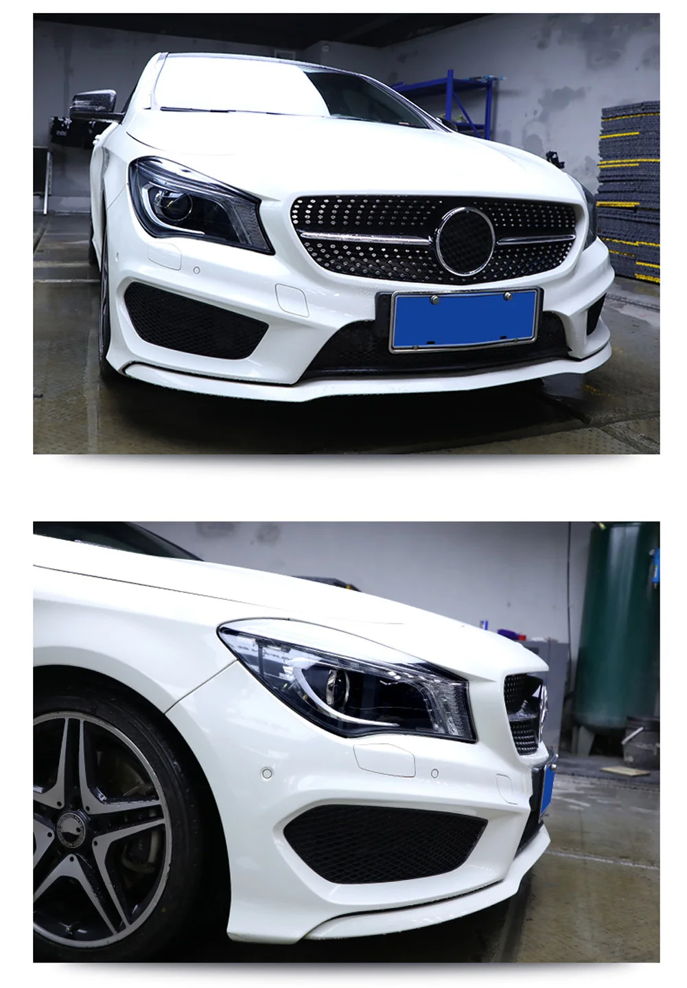 Newest For Mercedes Benz A C E GLC GLA CLA GLS GLE Class W177 W205 W213 Car Headlamps TPU Smoked Black Headlights Protector Film