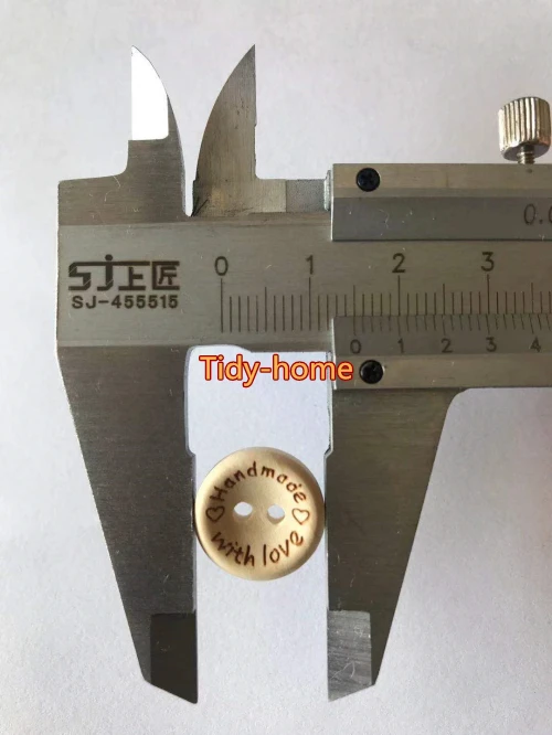 100 шт. деревянные пуговицы ручной работы для скрапбукинга 15 мм гравированные