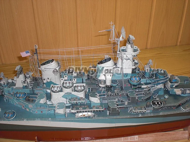 DIYMyModeI-rompecabezas de Battleship missui, 1:200, bricolaje, artesanal, modelo de papel, juguete hecho a mano, regalo, utillaje de pel&iacute;cula-4