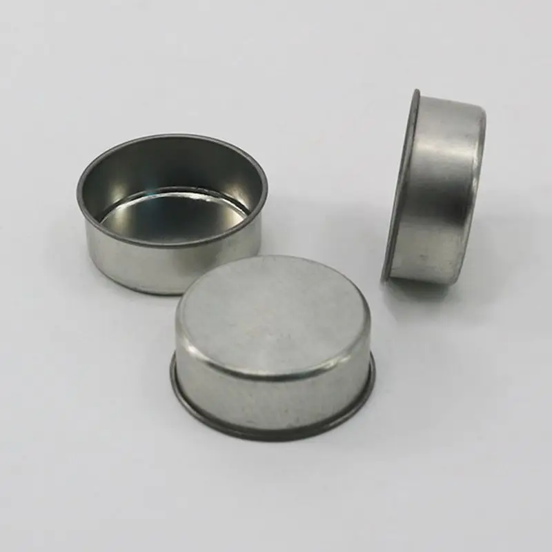 1Pc 4.31x1.5CM Round Metal Tealight Cup Holder Empty Case Candle Wax Container Bowl Mold DIY Jelly Gel Jars Making Accessories | Дом и сад