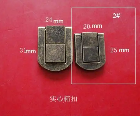 30 шт./лот 20*25 мм антикварные маленькие квадратные пряжки с замком античная винная