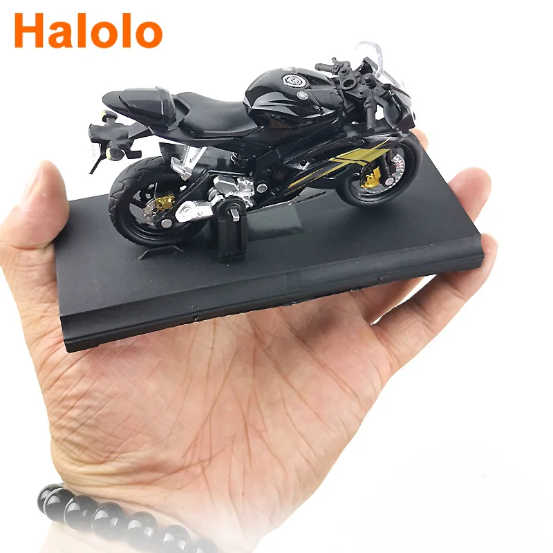 Мини модель мотоцикла Halolo 1:18 литая карманная портативная пальчикового горного