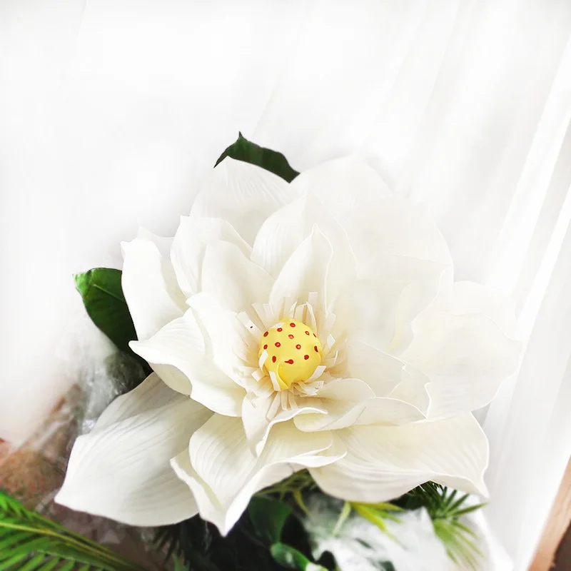 Гигантские пенопластовые цветы большая голова лотоса сделай сам фон для