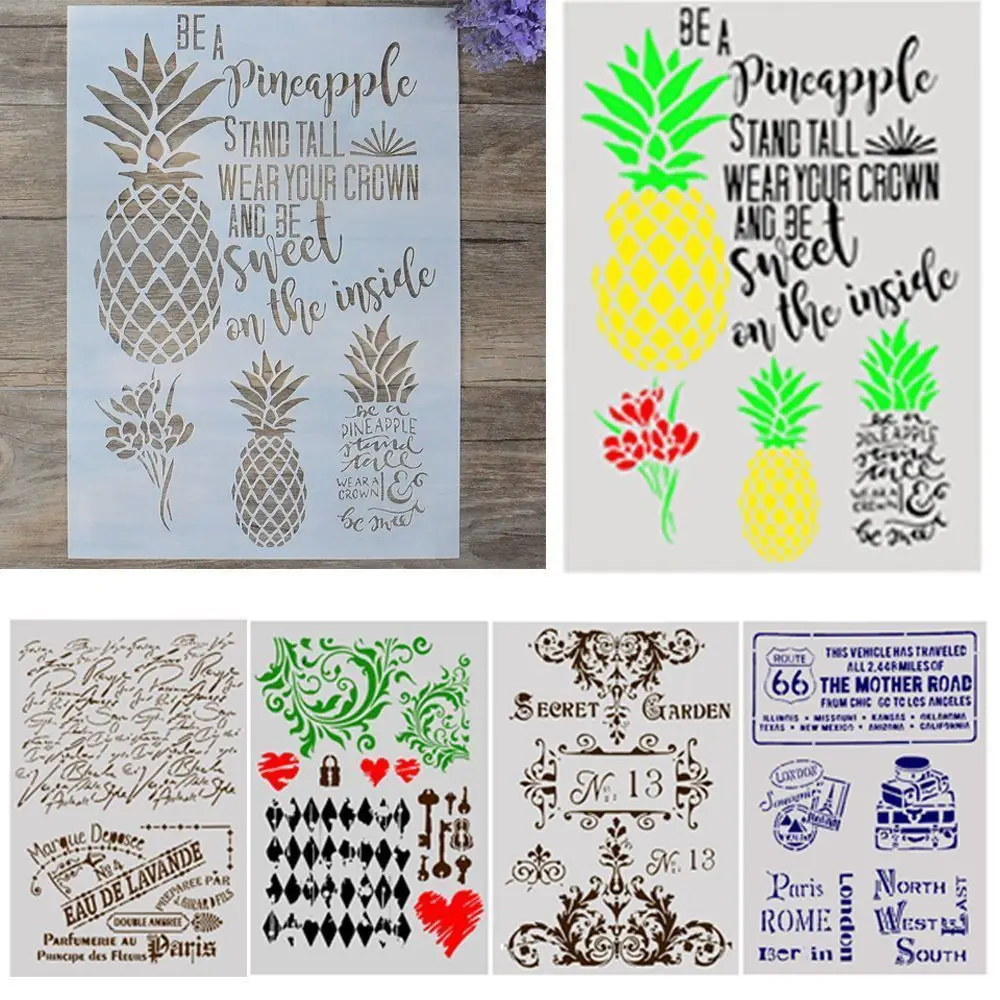 Новинка 1 предмет детская одежда рисунок шаблоны для рисования DIY Craft наслоения