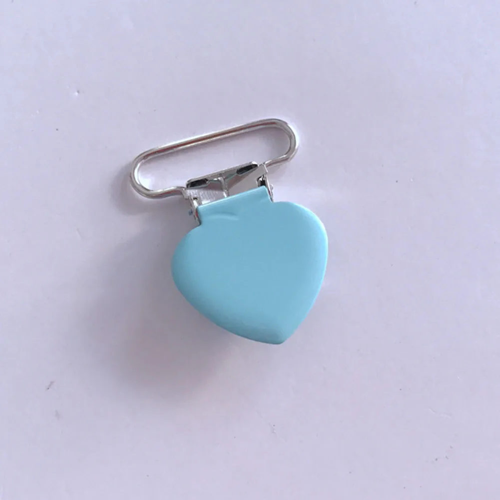 Уход за держатель Соска пустышка на лямках для малышей зажим сердце Форма