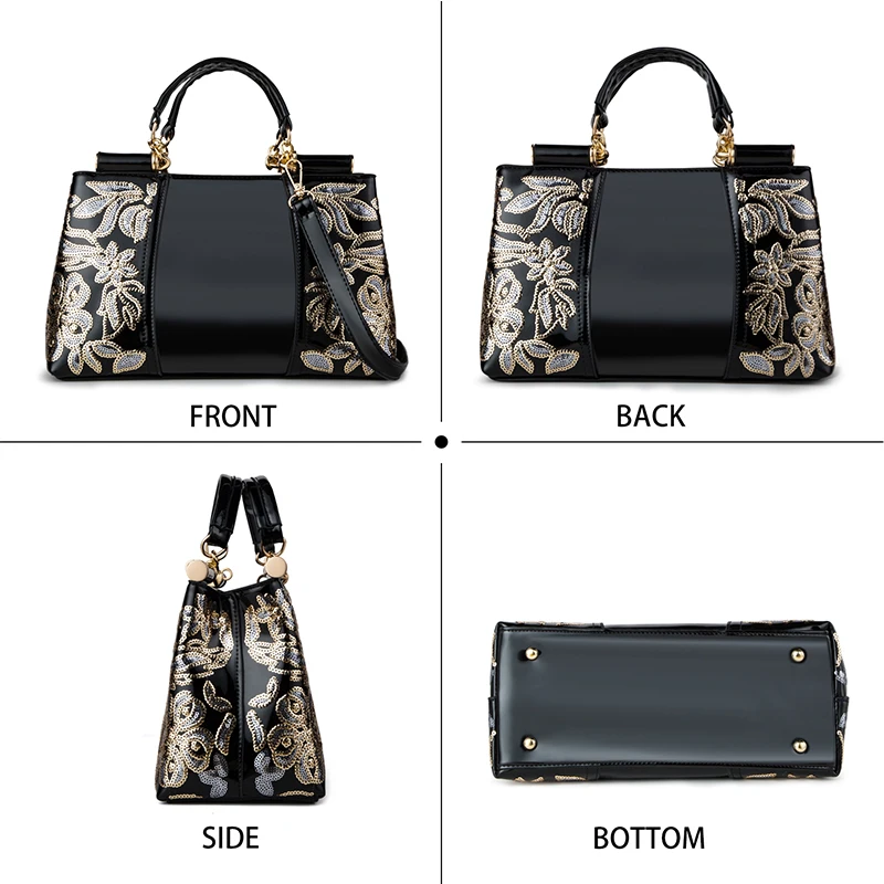 Женская сумка с вышивкой Nevenka роскошные сумки на плечо из искусственной кожи