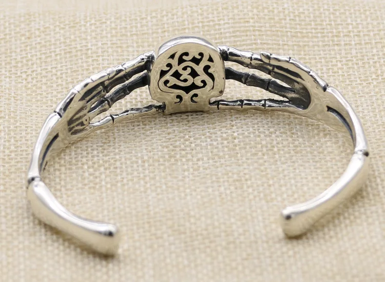 100% S925 серебро мужской браслет личности модные солнцезащитные очки в стиле ретро