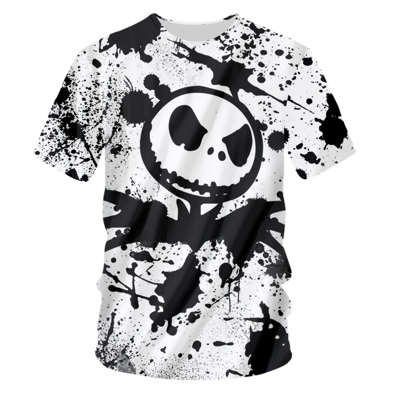 

Футболка IFPD мужская с принтом черепа, Повседневная дышащая смешная рубашка с коротким рукавом, с 3D рисунком детской модели, европейский раз...