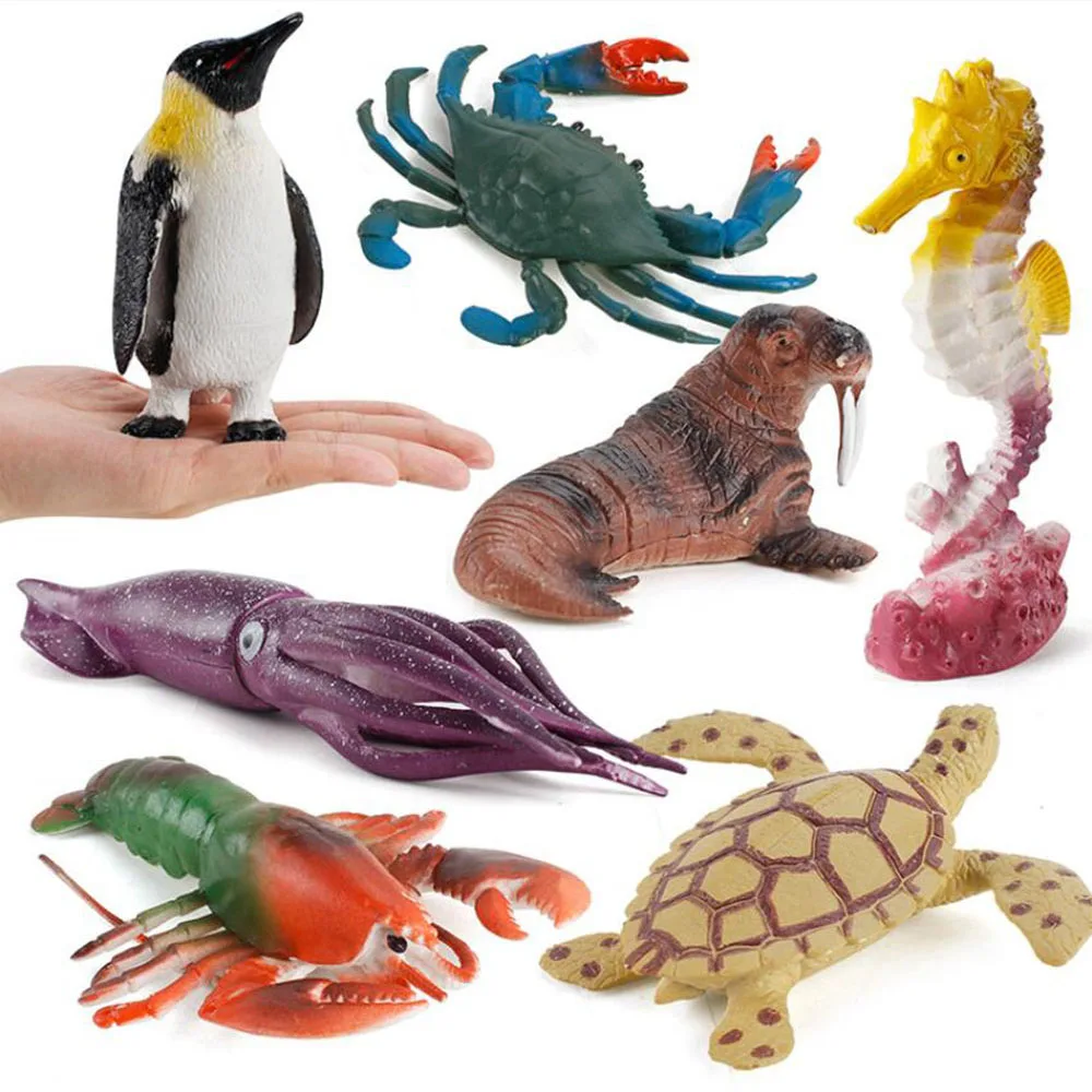 12 шт./компл. имитационная модель морского животного рисунок для мальчиков и