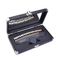 1 set 20 colors dental shade guide color comparator mirror dental colorimetric plate for teeth whitening dentist tools