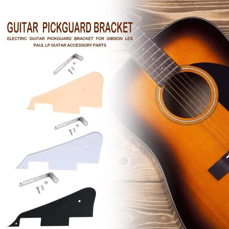 Электрогитара Pickguard+ кронштейн для Gibson Les Paul LP аксессуары для гитары Части ABS+ железные аксессуары для гитары