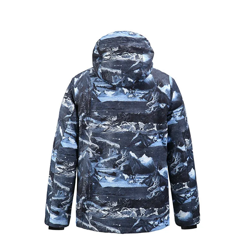 Зимняя Новинка Anorak Мужская ветрозащитная теплая дышащая с хлопковой подкладкой