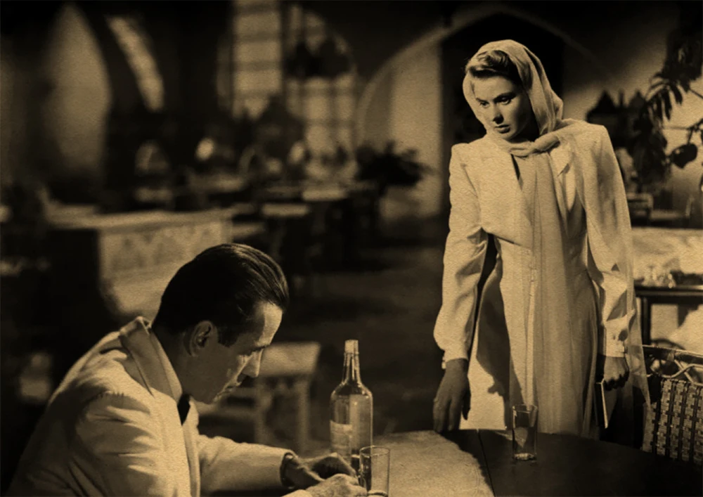 Casablanca Movie Poster, декоративная наклейка, плакат из крафт-бумаги, наклейка на стену, винтажная Наклейка на стену, настенный стикер по фильму - Цвет: 22