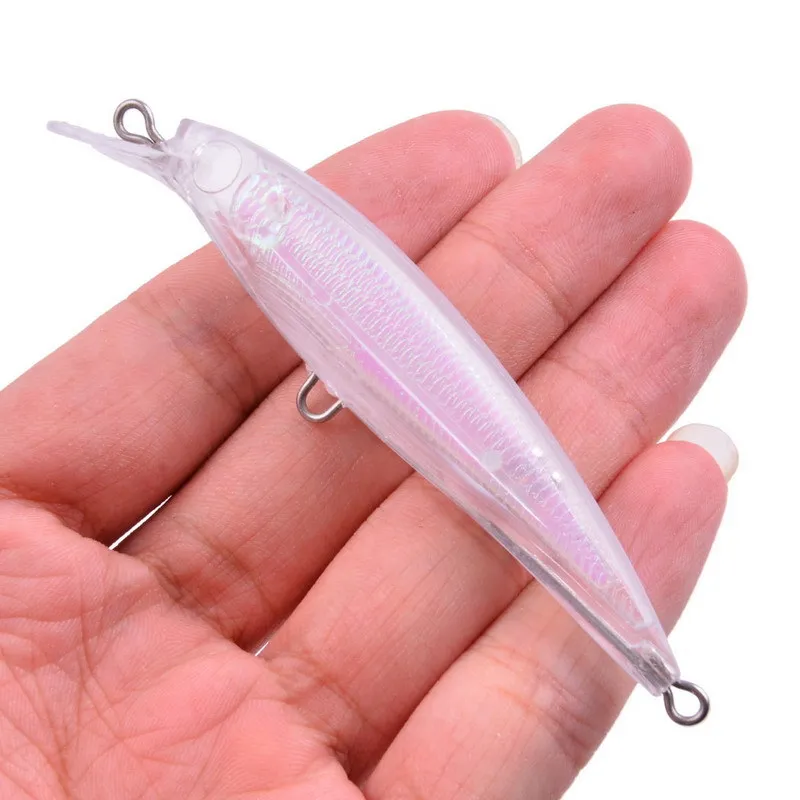 

9CM 6G 40pcs Blank Nude Baits Crankbait Minnow Pencil Popper Bait Unpainted Lure Bodies Fishing Bait Fishing Gear