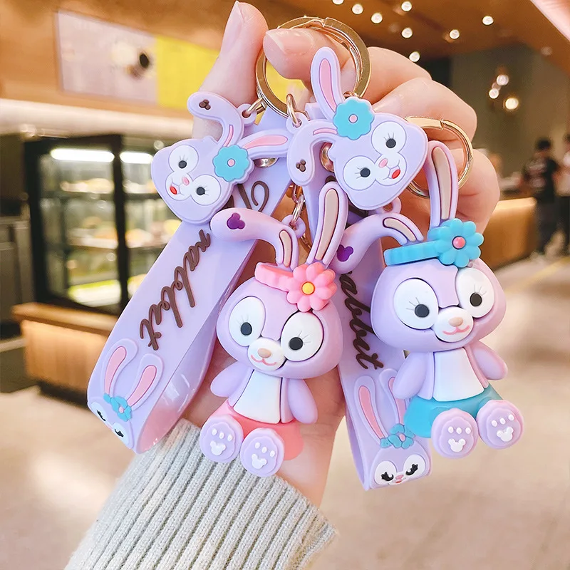 

Cartoon Character Keychain Female Cute Creative Cartoon Epoxy Doll Doll Key Chain Car Bag Pendant
