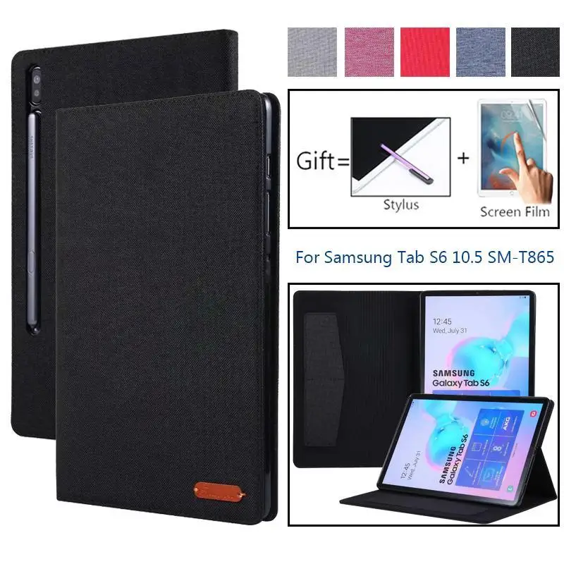 

Flip Leather Tablet Case For Samsung Tab S7 Plus 12.4" T970 Fundas Protective Stand Cover Soft Shell For Tab S7 11" SM-T870 T875