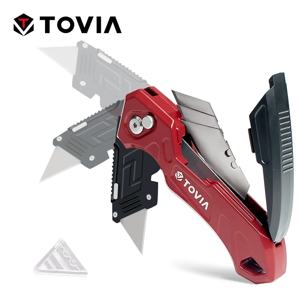 Складной нож TOVIA с 3 стальными лезвиями из цинкового сплава | Инструменты