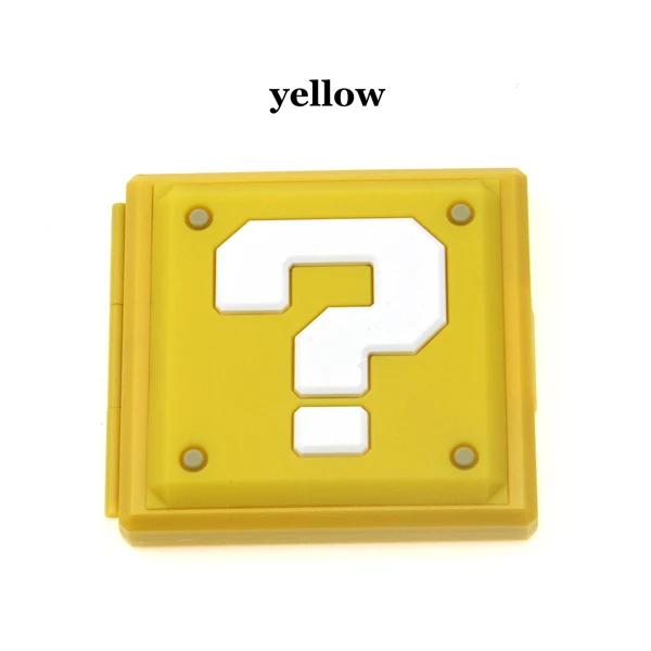 yellow Чехол для хранения игровой карты kingd Switch NS, защитный чехол для nintendo Switch, игровые аксессуары - Цвет: yellow