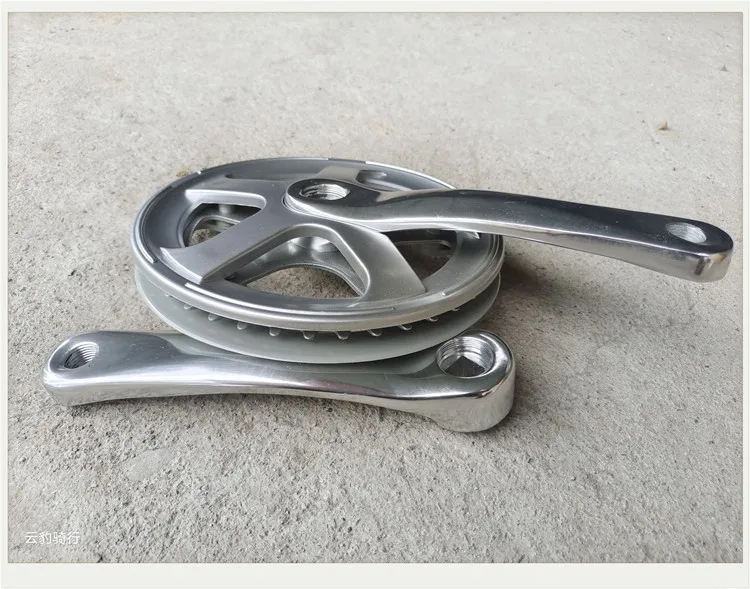 Велосипедный односкоростной зубчатый диск 40 зубьев алюминиевый сплав двойной