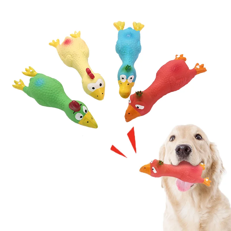 

Pet Dog Screaming Chicken Toy Screaming Chicken Spoof Vocal Dog Toy Interactive Training Suitable for Medium and Large Pet Toys