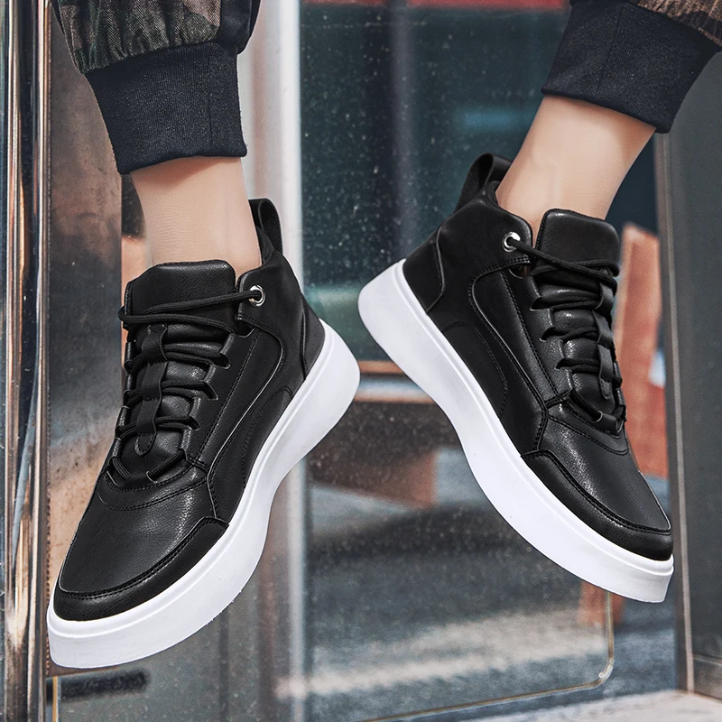 

Boots For Men Zapatos Hombre Casual Cuero Men's Genuine Leather Shoes Breathable Men Sapato De Couro Masculino For