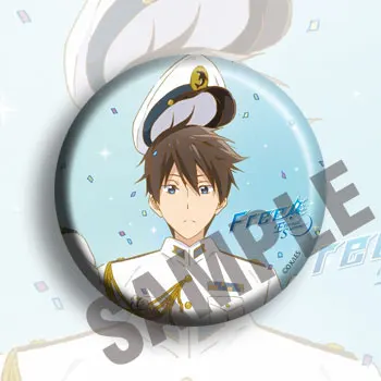 FREE! Action Figure Makoto Tachibana Haruka Nanase Rin Matsuoka Nagisa Hazuki 10 Type Anime Tinplate PVC Badge Toys | Игрушки и хобби