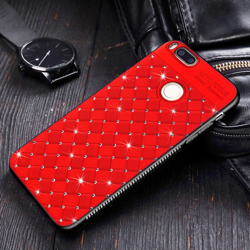 KaiNuEn glitter diamond 3D coque cover case For Xiaomi MI 5X = A1 xiomi Pro on Silicone luxury Silicon 3d 360 back Phone cases |