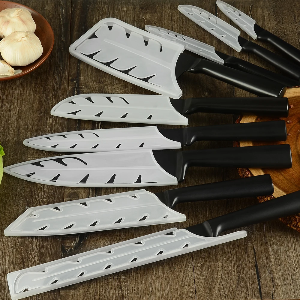 Прозрачный белый пластиковый защитный чехол XYj для лезвия ножа набор крышек