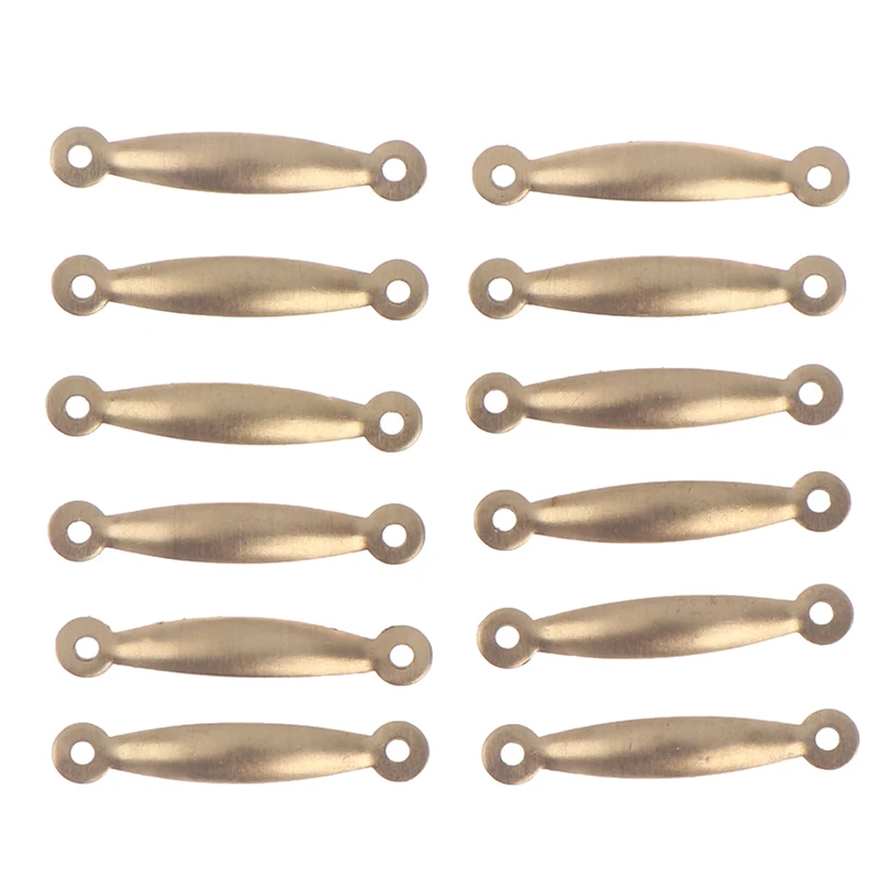 

12 PCS Mini Dollhouse Miniature Furniture Drawer Door Handles Dolls Accessories Girls Gifts
