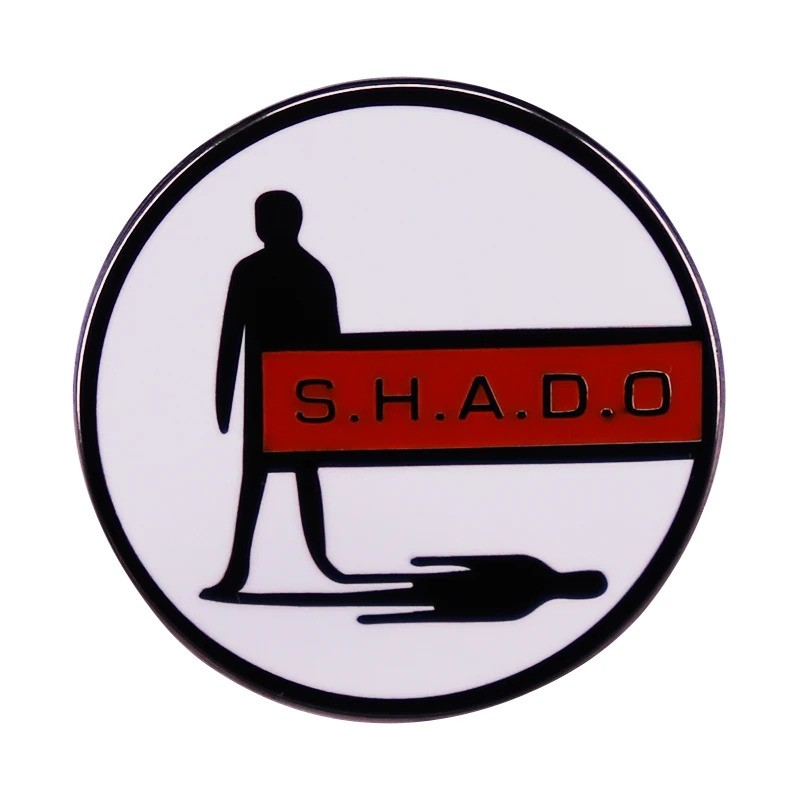 UFO SHADO Pin Broch Gerry Anderson TV Series логотип значок