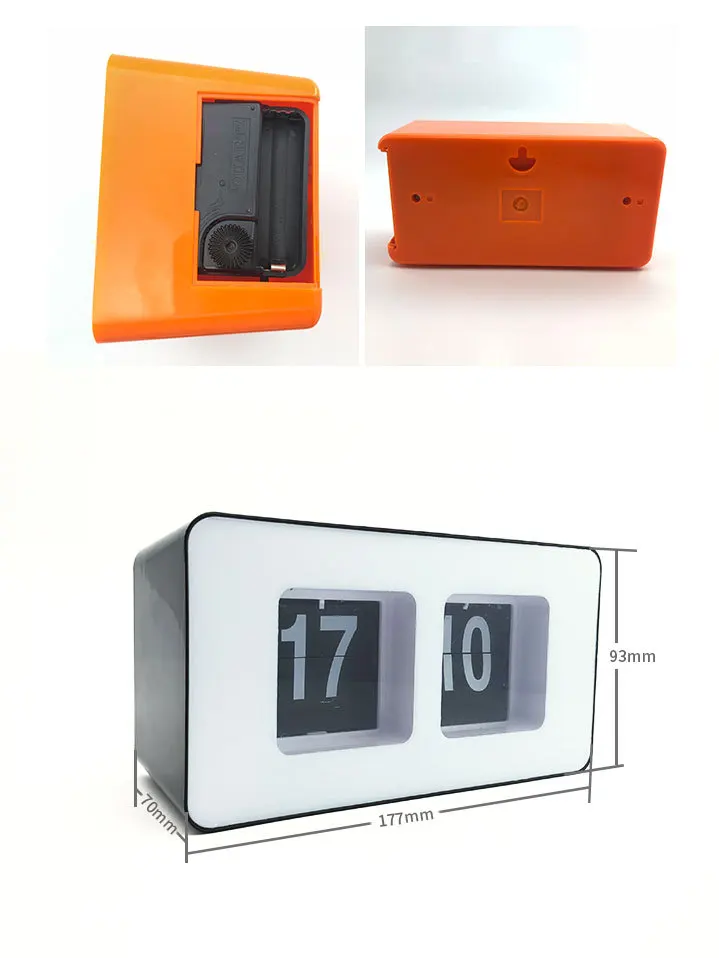 

Factory digital timer page flip clock living room office simple home clock square timing table clock customization