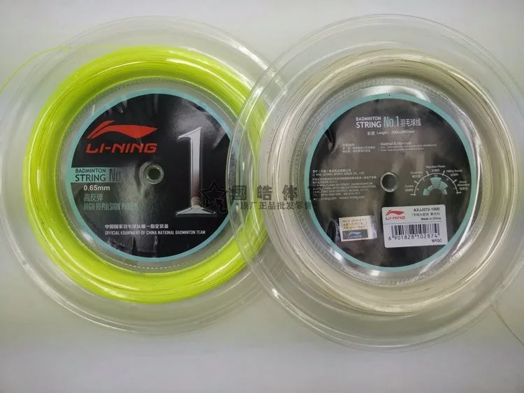 Li-Ning струн для бадминтона 200 метров Китай сборной подкладка № 1/5/7 большой рулон прочность отталкивания Мощность чистая L276OLB