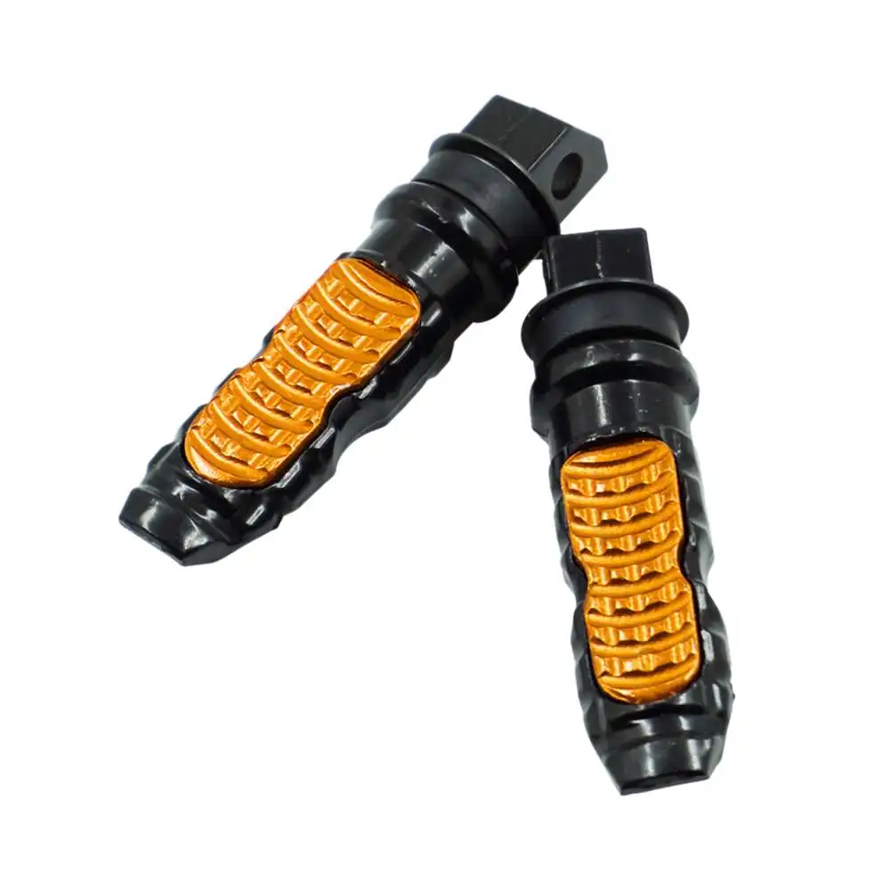 

8mm Motorcycle Rear Foot Pedal Universal Aluminum Alloy Motorcycle Passenger Rear Foot Pegs Pedal Footrest Motorbike Accessories