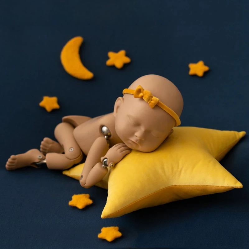 

8 Pcs Baby Posing Stars Pillow Set Newborn Photography Props Infants Photo Shooting Accessory