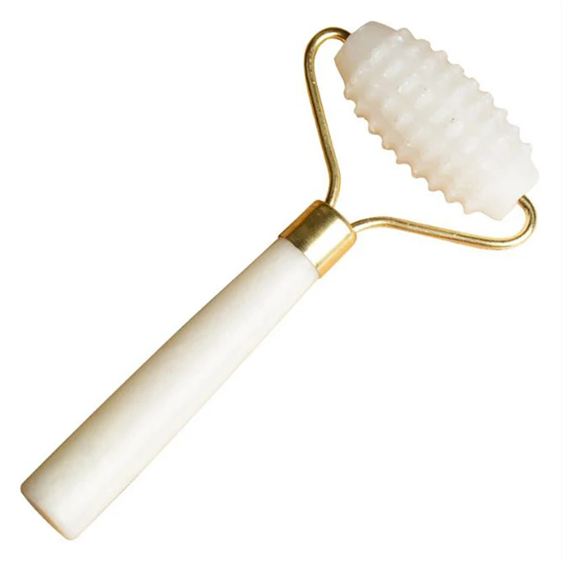1 шт. ролик для массажа лица из белого Нефритового камня | Красота и здоровье