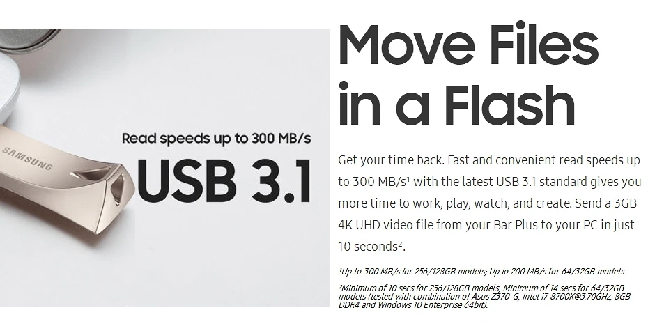 SAMSUNG USB флэш-накопитель 64 Гб/32 128 ГБ флэш-накопитель 128 Гб 64 Гб оперативной памяти, 32 Гб встроенной памяти, 256 GB 300MB Ручка привода 3,1 USB флеш-диск на ключе памяти для телефона