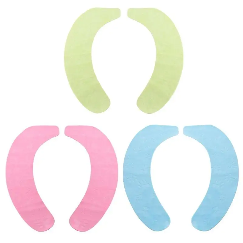 2 шт цветочные печатные коврики для туалета многоразовые теплые мягкие